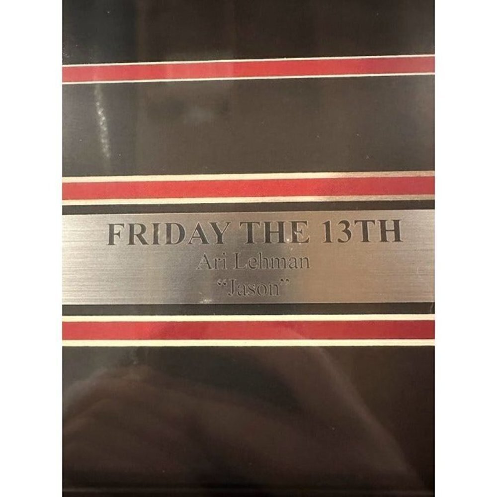 Ari Lehman signed autographed Friday the 13th 16x20 movie poster framed JSA - Picture 4 of 6